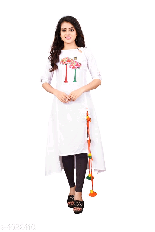 Stylish Cotton Printed Women's Kurtis