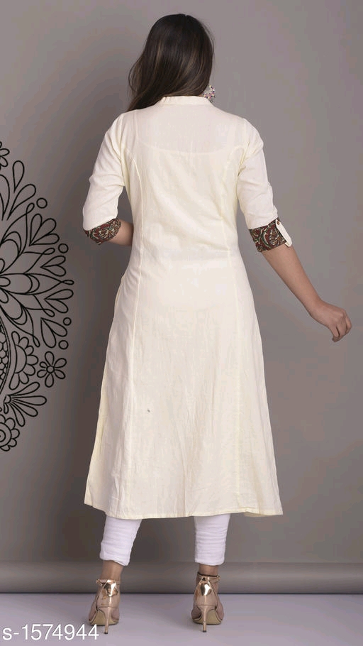 Women's Cotton, Rayon & Khadi A-line Kurtis