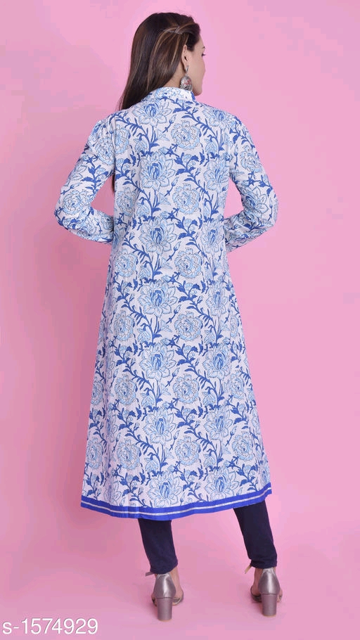 Women's Cotton, Rayon & Khadi A-line Kurtis