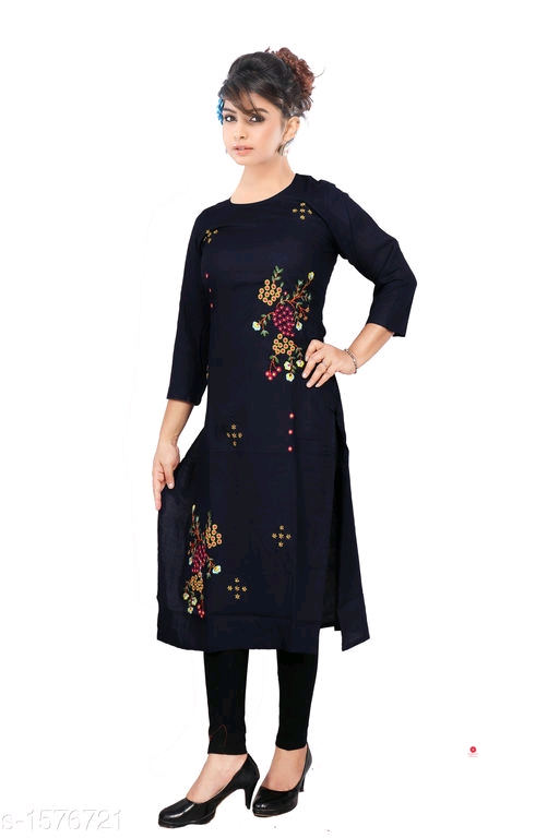 Mahika Pretty Attractive Rayon Women's Kurtis