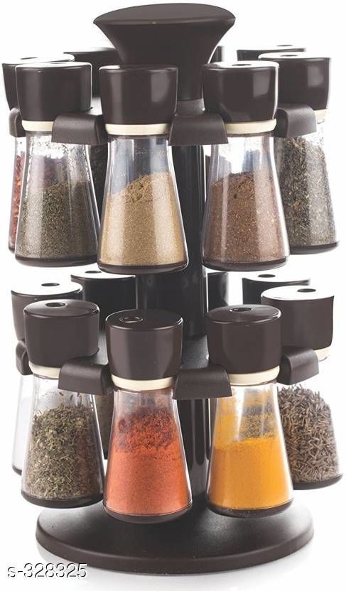 Spice containers With Rack