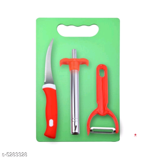 Chopping Board, Lighter, Peeler, Knife