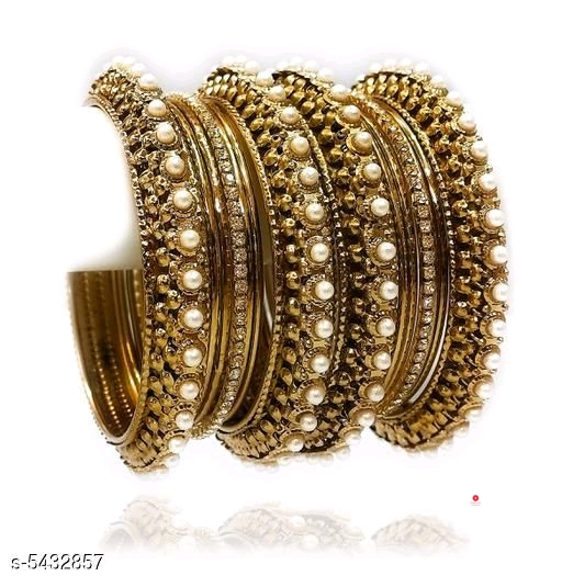 Alluring Brass Bangles Set (Set Of 14)