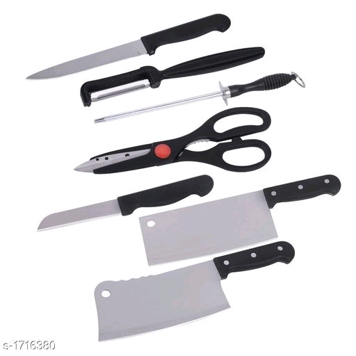 Kitchen Knife Set with Knife Scissors