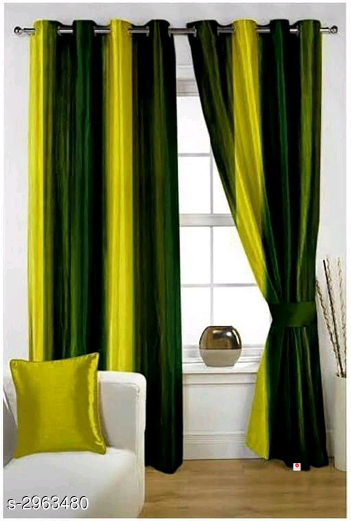 Elite Trendy Polyester Door Curtains